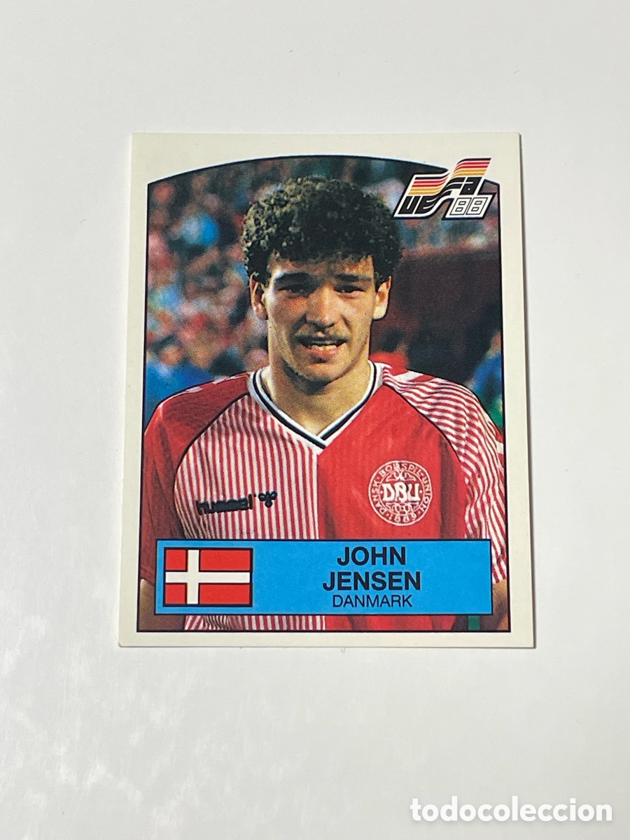 Cromos de f&uacute;tbol: John Jensen Dinamarca Panini EURO 88 #116