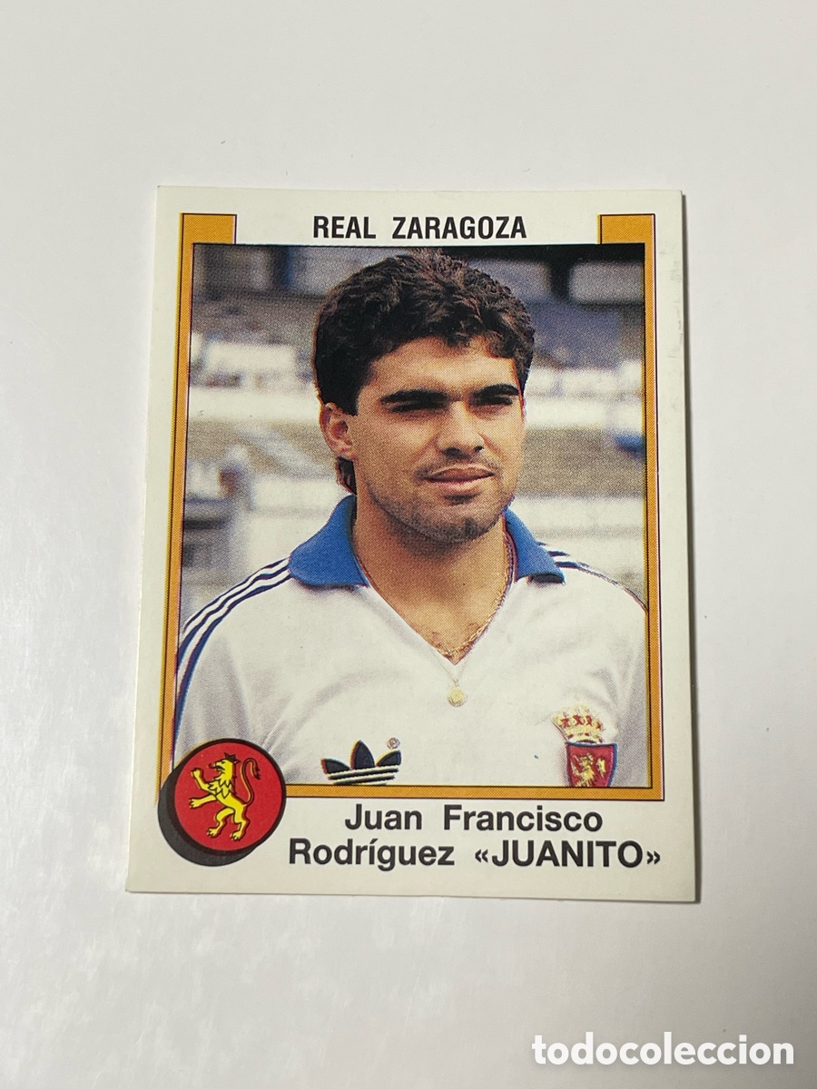 Cromos de f&uacute;tbol: Juanito Real Zaragoza 87/88 Panini #392
