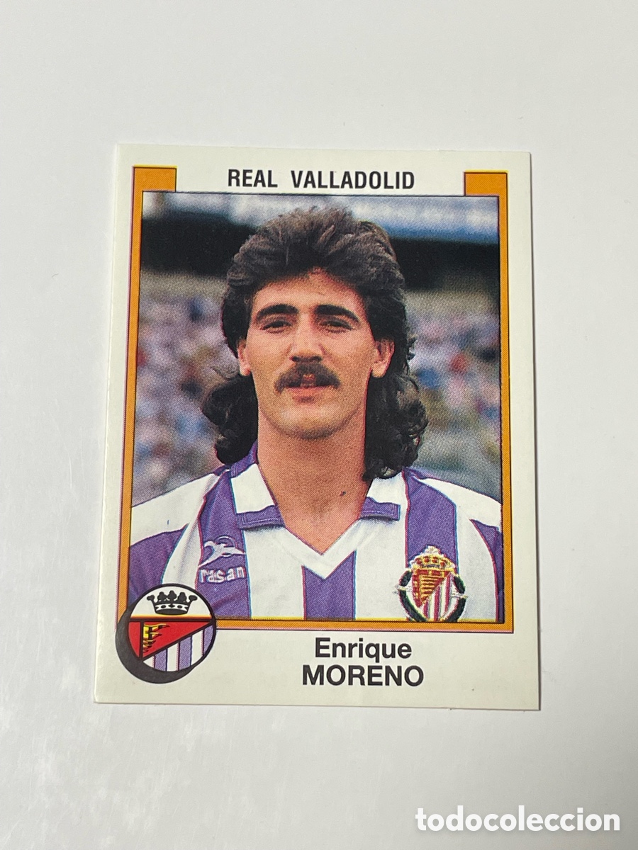 Cromos de f&uacute;tbol: Enrique Moreno Valladolid 87/88 Panini #371
