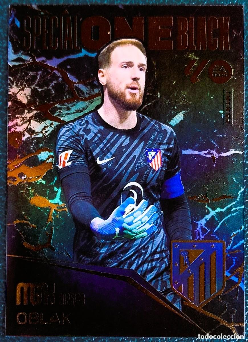 Cromos de f&uacute;tbol: OBLAK ATLETICO DE MADRID SPECIAL ONE BLACK FICHAS ALBUM MEGACRACKS 2025 2026 MGK 25 26