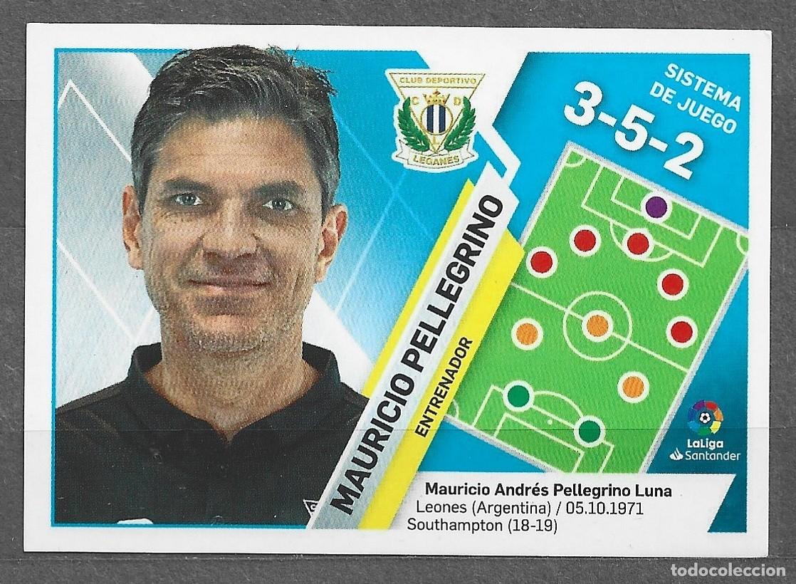 Cromos de f&uacute;tbol: Liga este 19/20 - Mauricio Pellegrino - N&ordm; 22 - CD Legaan&eacute;s ( Entrenadores )