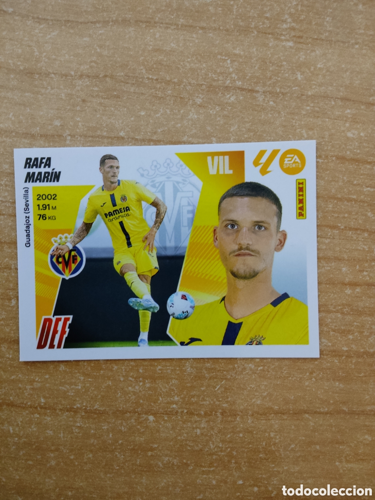 Cromos de f&uacute;tbol: 5 RAFA MARIN ULTIMO FICHAJE VILLARREAL LIGA ESTE 2025 2026