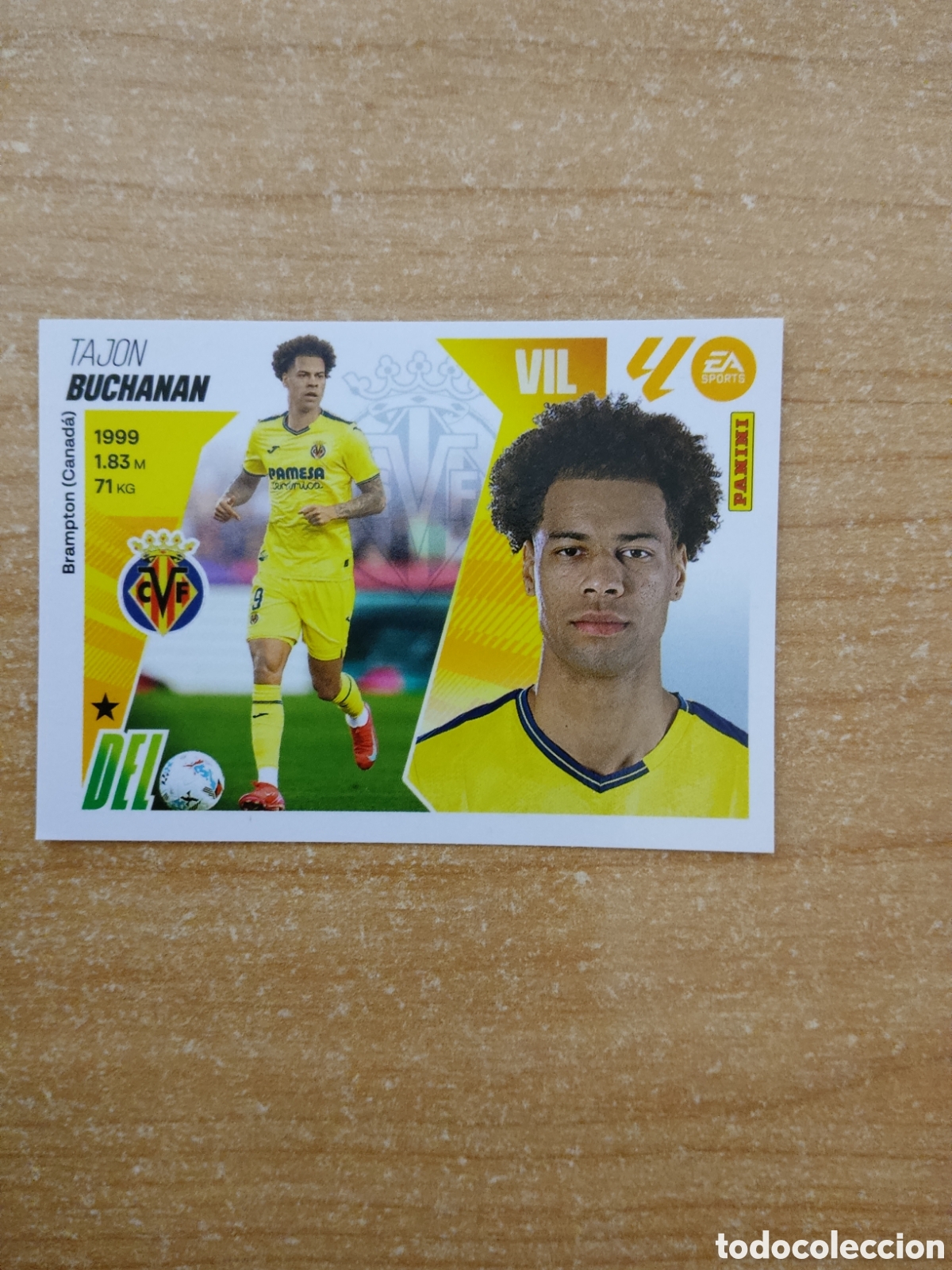 Cromos de f&uacute;tbol: 20 BIS BUCHANAN VILLARREAL LIGA ESTE 2025 2026