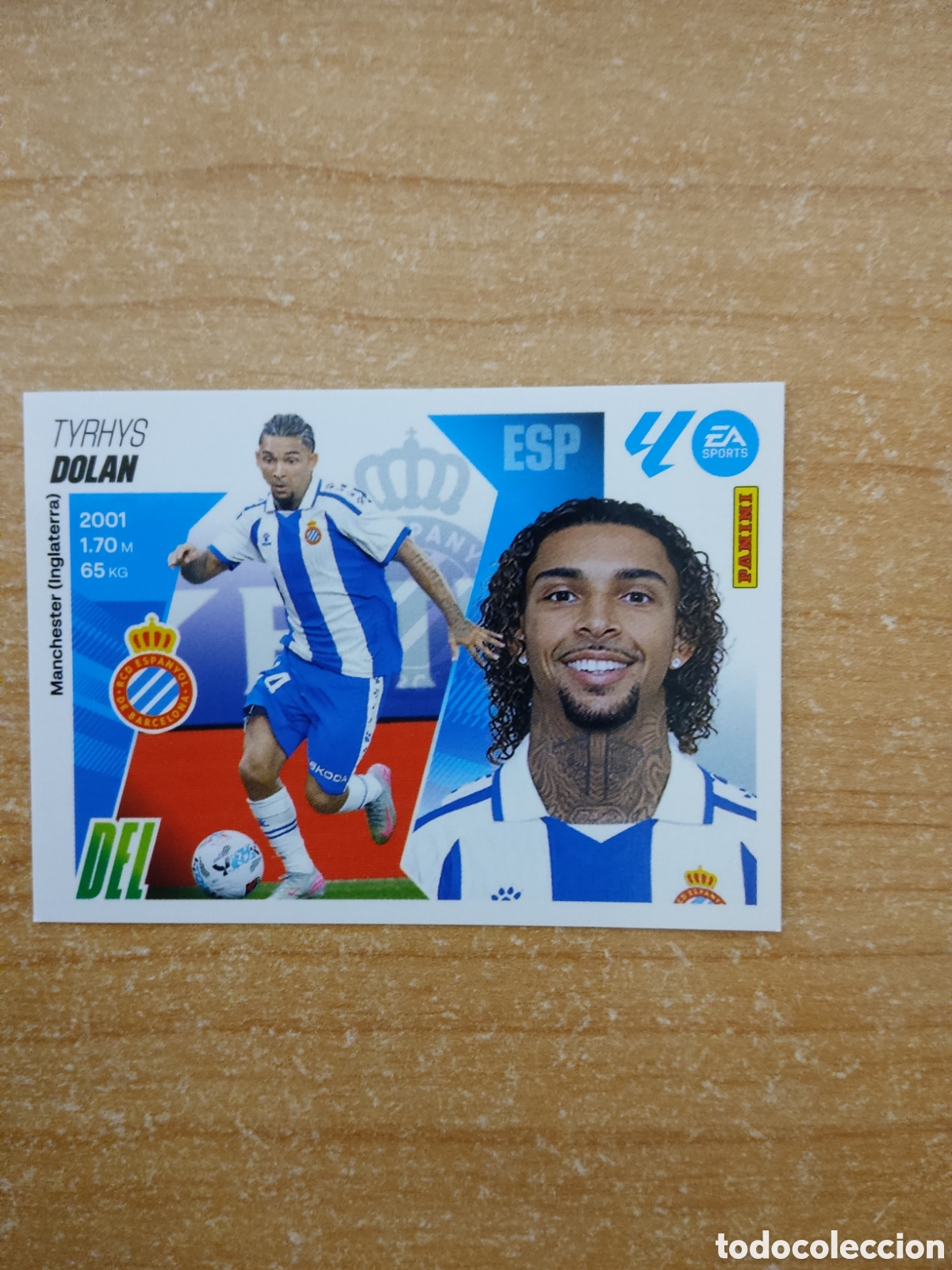 Cromos de f&uacute;tbol: 27 DOLAN ULTIMO FICHAJE ESPANYOL LIGA ESTE 2025 2026