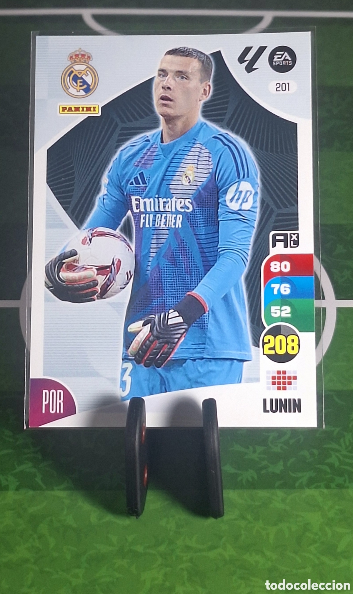 Cromos de f&uacute;tbol: LUNIN #201 AXL 2024-2025