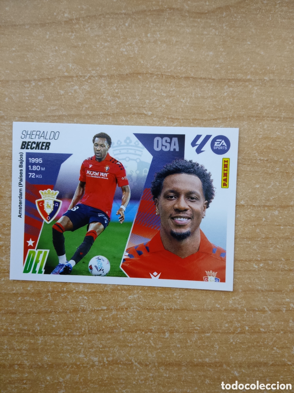 Cromos de f&uacute;tbol: 48 BECKER ULTIMO FICHAJE OSASUNA LIGA ESTE 2025 2026