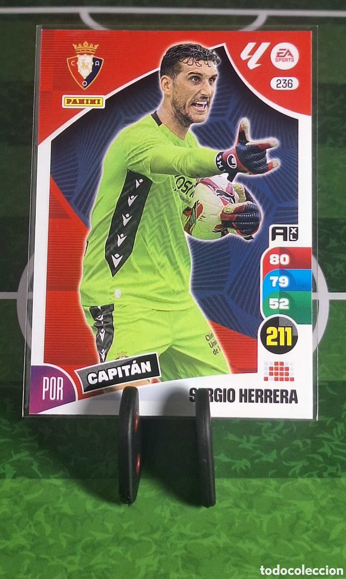 Cromos de f&uacute;tbol: SERGIO HERRERA #236 AXL 2024-2025