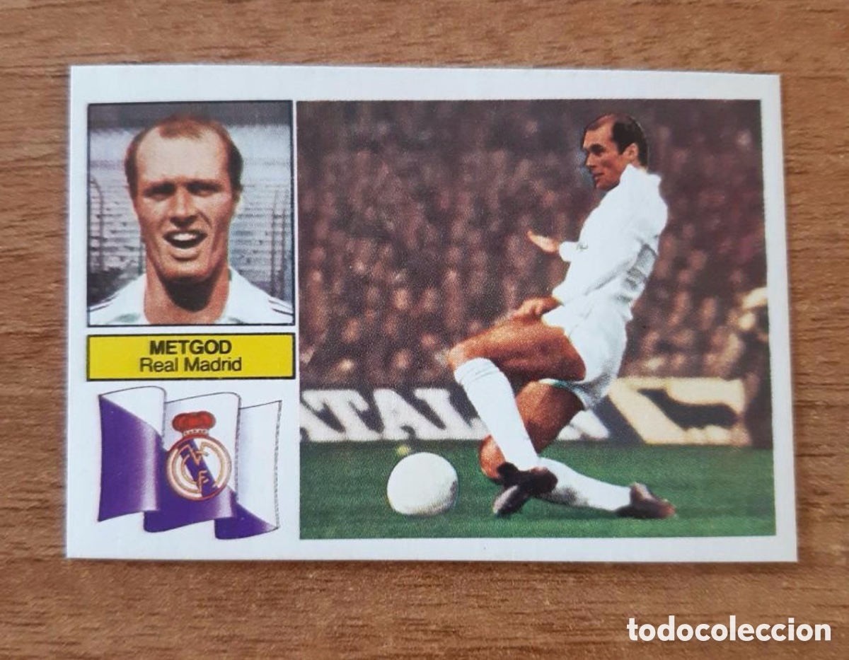 Cromos de f&uacute;tbol: A-642 METGOD DIF&Iacute;CIL REAL MADRID LIGA ESTE 1982 1983 82 83 NUNCA PEGADO SIN PEGAR