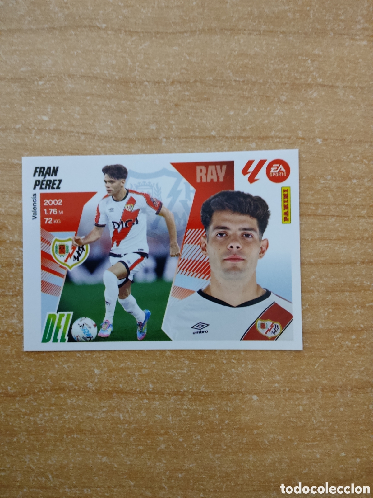 Cromos de f&uacute;tbol: 20 BIS FRAN PEREZ RAYO VALLECANO LIGA ESTE 2025 2026