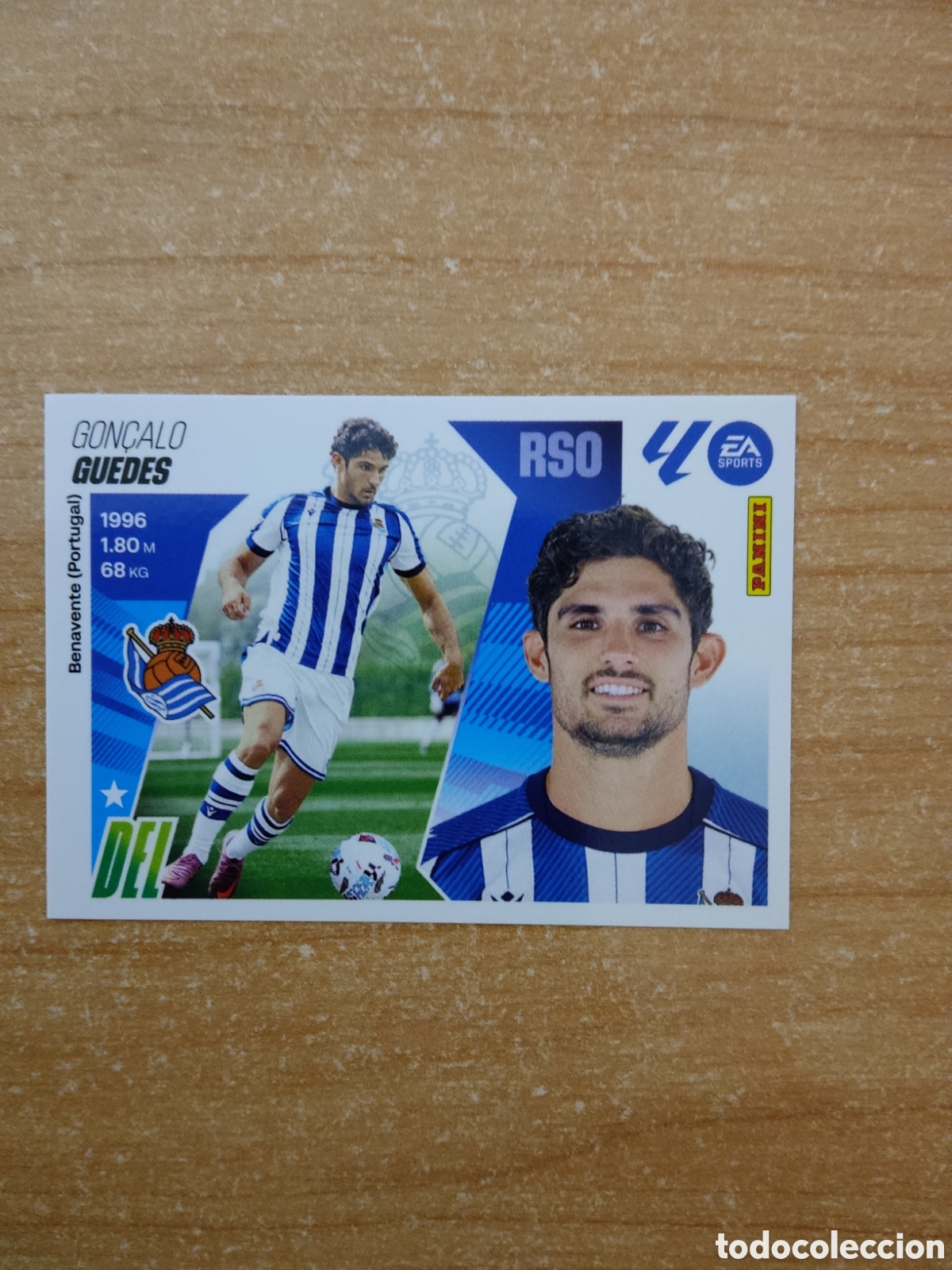 Cromos de f&uacute;tbol: 36 GUEDES ULTIMO FICHAJE REAL SOCIEDAD LIGA ESTE 2025 2026