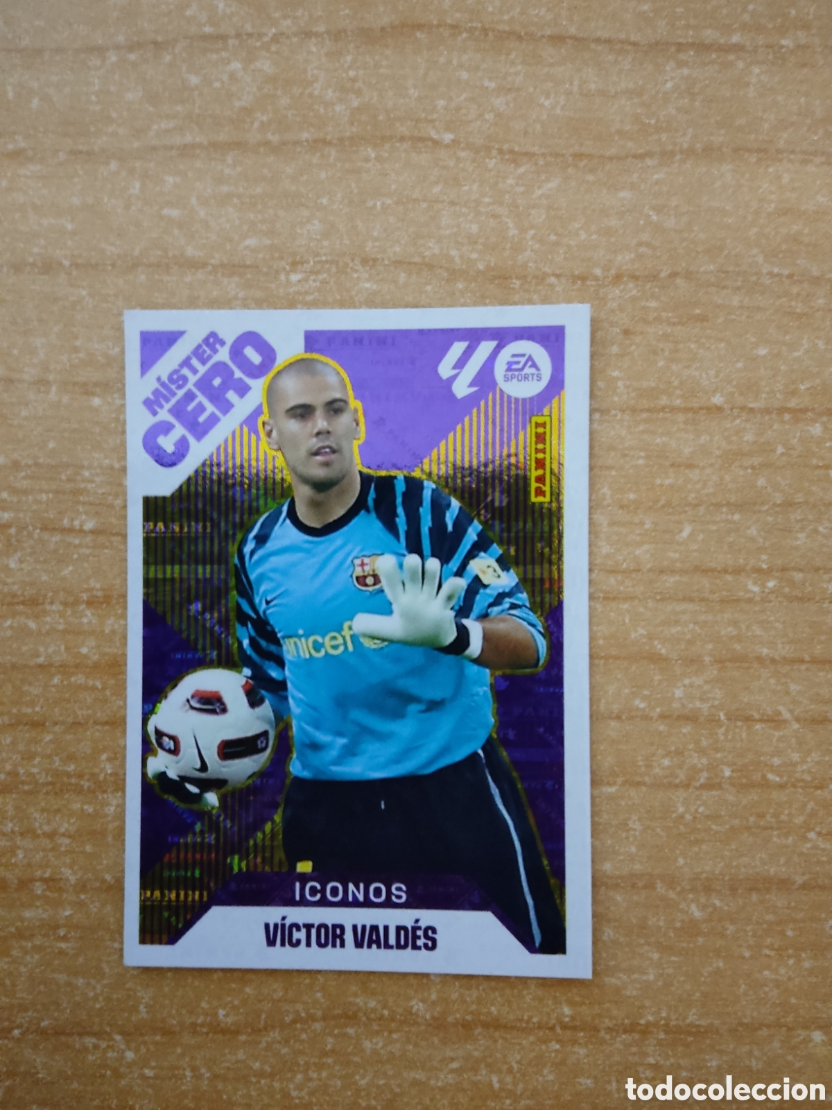 Cromos de f&uacute;tbol: 16 VICTOR VALDES MISTER CERO BARCELONA LIGA ESTE 2025 2026