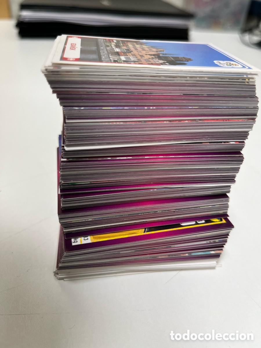 Cromos de f&uacute;tbol: Lote +450 cromos sin repetir Euro 2012-Panini