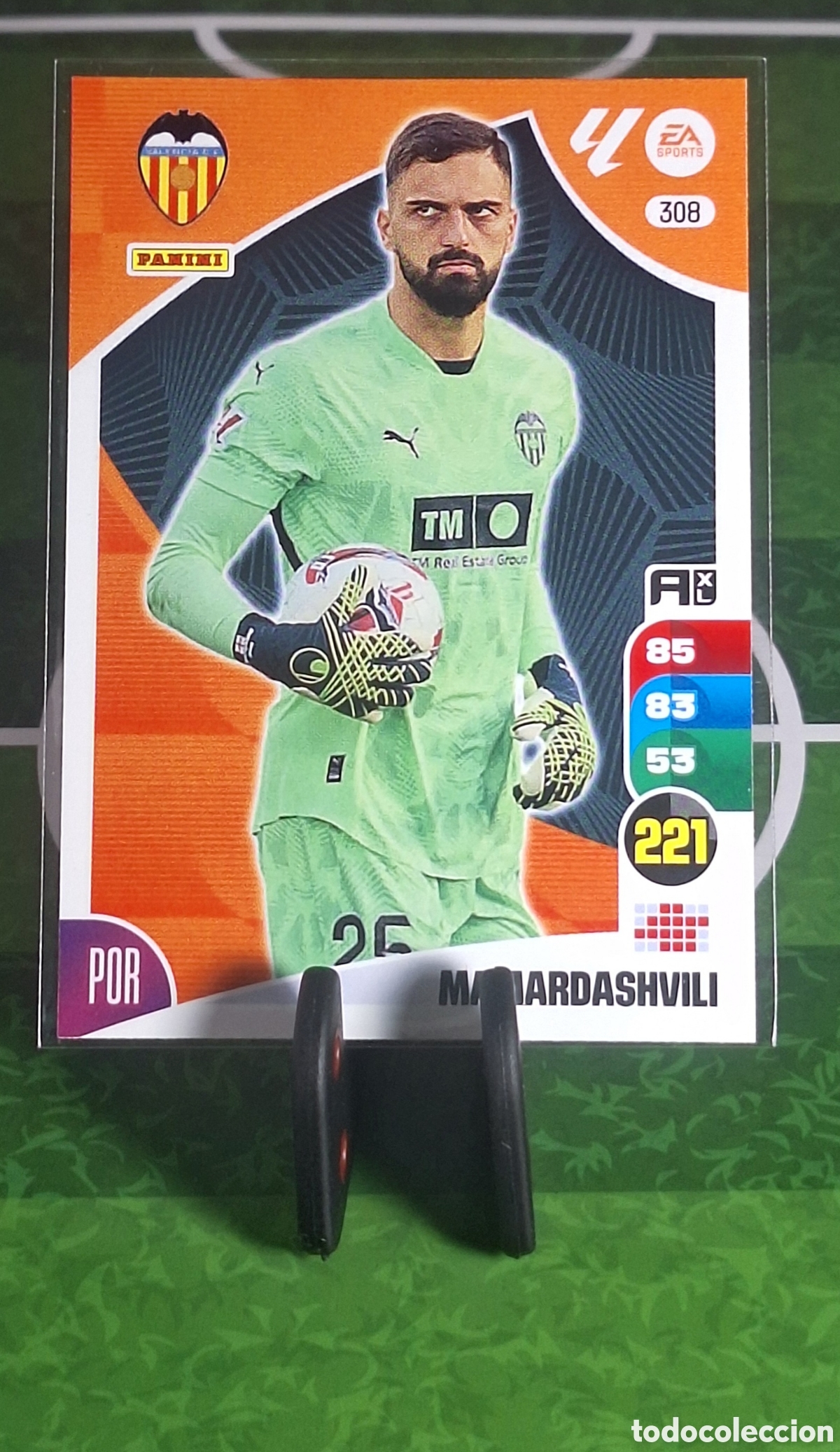 Cromos de f&uacute;tbol: MAMARDASHVILI #308 AXL 2024-2025