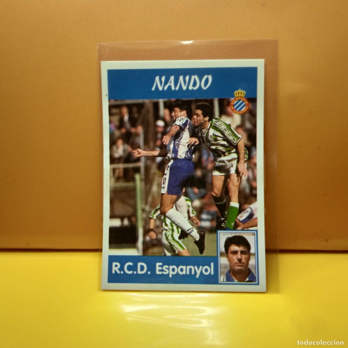 Cromos de f&uacute;tbol: PANINI SPORTS; MEGACRACKS 1997 1998 97 98 R.C.D ESPANYOL NANDO 179