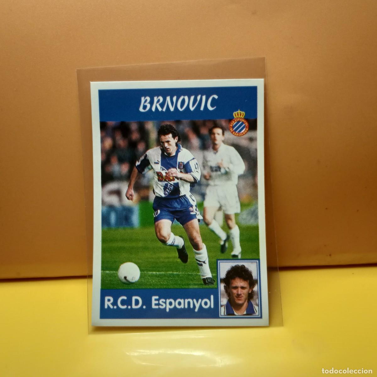 Cromos de f&uacute;tbol: PANINI SPORTS; MEGACRACKS 1997 1998 97 98 R.C.D ESPANYOL BRNOVIC 184