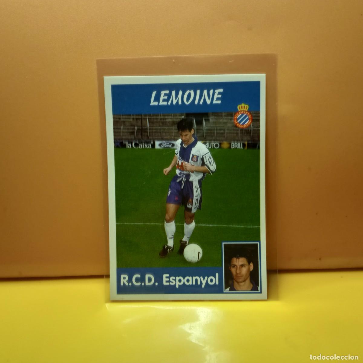 Cromos de f&uacute;tbol: PANINI SPORTS; MEGACRACKS 1997 1998 97 98 R.C.D ESPANYOL LEMOINE 185A 185 A