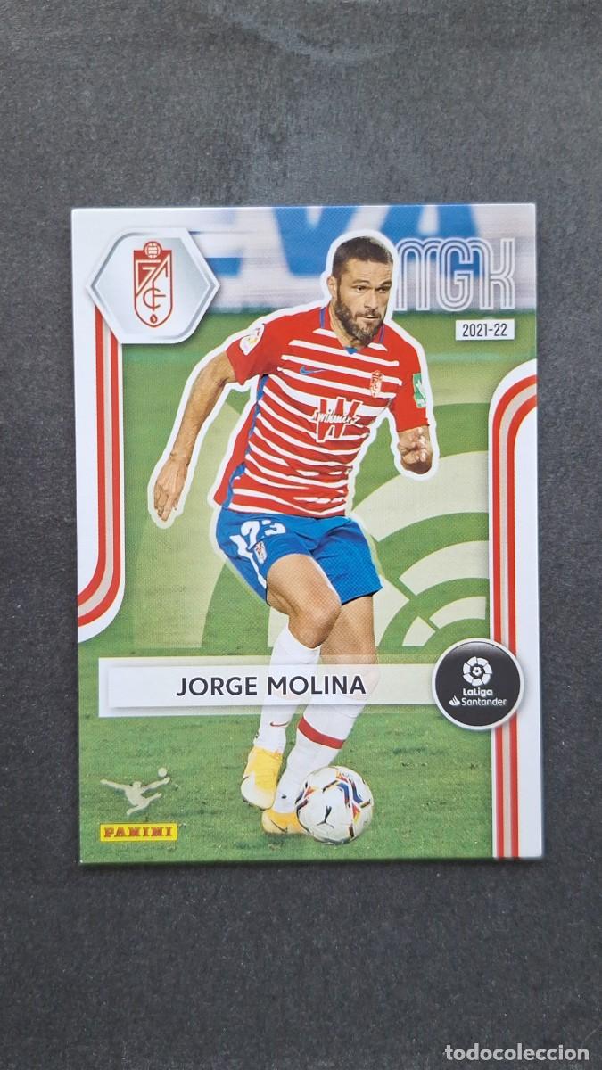 Cromos de f&uacute;tbol: L1 JORGE MOLINA GRANADA C. F. 196 PANINI MEGACRACKS 2021 2022 21 22