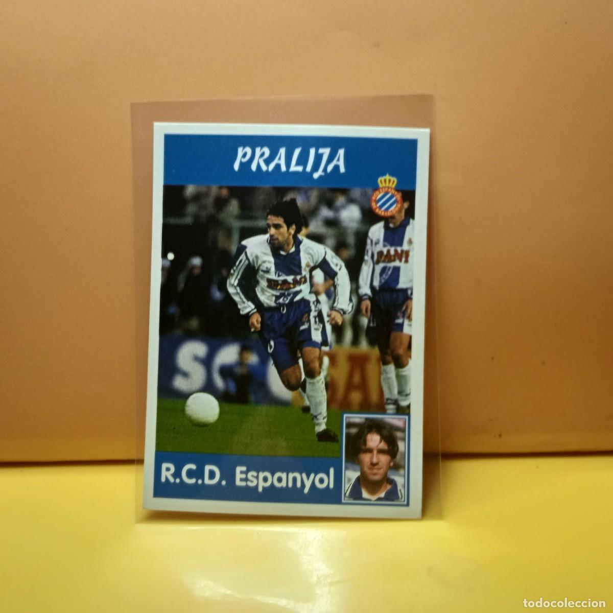Cromos de f&uacute;tbol: PANINI SPORTS; MEGACRACKS 1997 1998 97 98 R.C.D ESPANYOL PRALIJA 187A 187 A