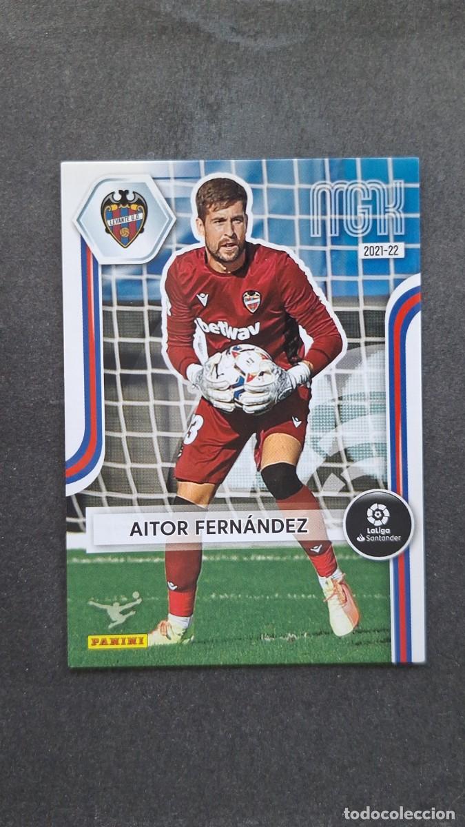 Cromos de f&uacute;tbol: L1 AITOR FERNANDEZ LEVANTE U. D. 200 PANINI MEGACRACKS 2021 2022 21 22