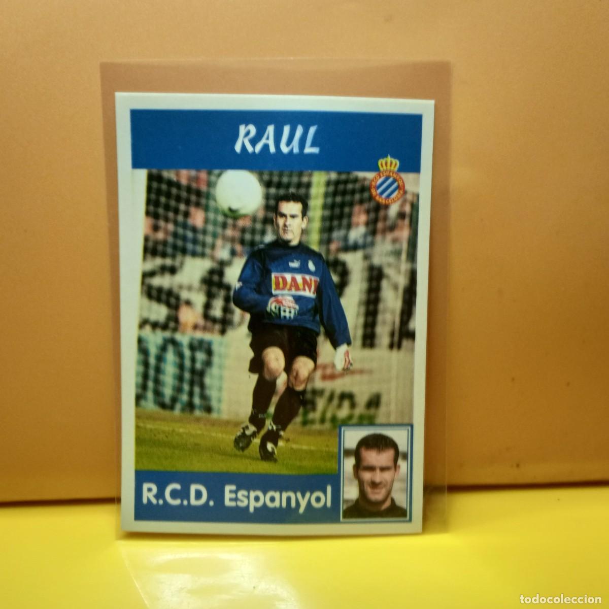 Cromos de f&uacute;tbol: PANINI SPORTS; MEGACRACKS 1997 1998 97 98 R.C.D ESPANYOL RAUL 192