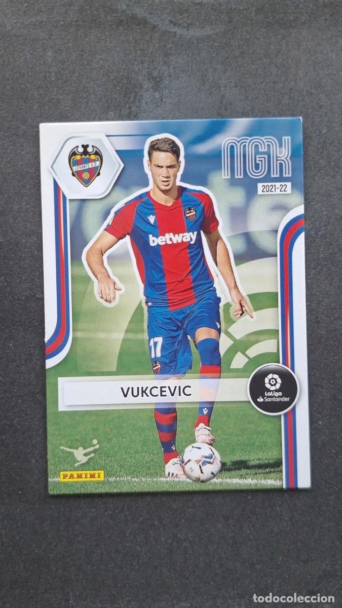 Cromos de f&uacute;tbol: L1 VUKCEVIC LEVANTE U. D. 210 PANINI MEGACRACKS 2021 2022 21 22