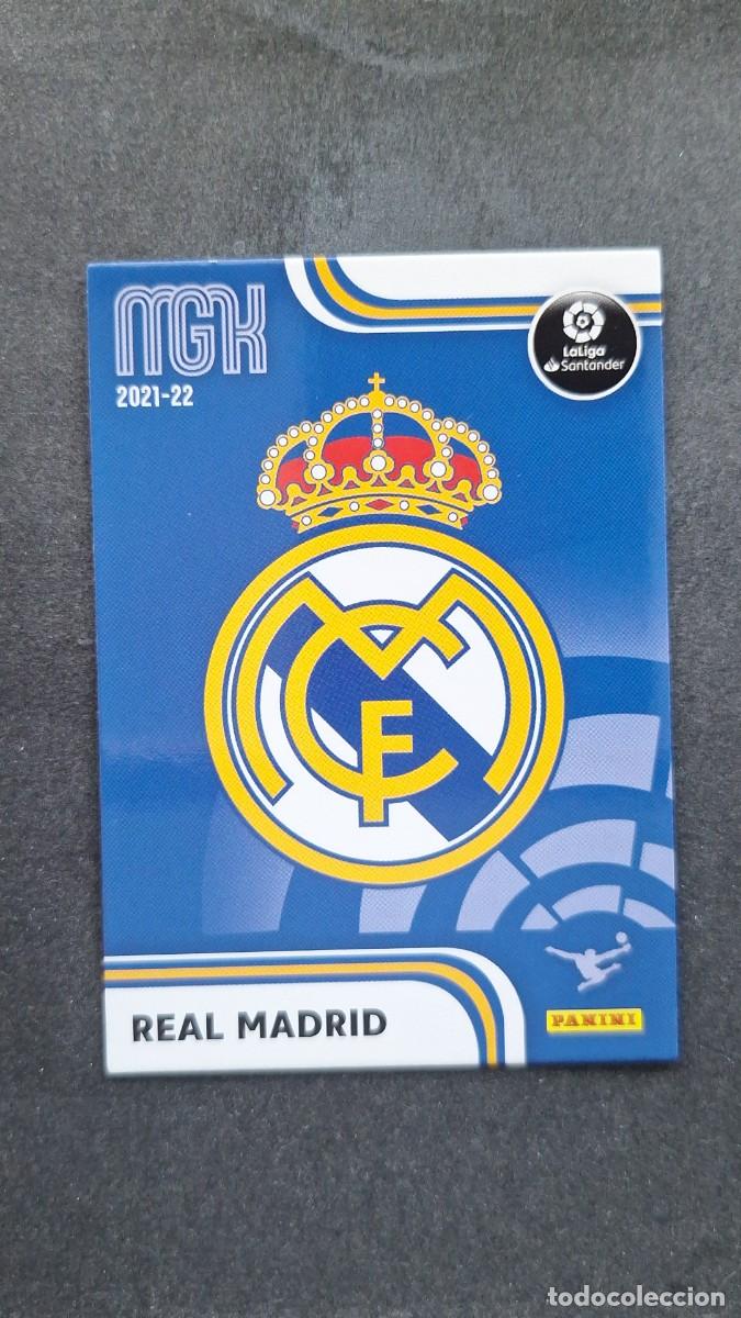 Cromos de f&uacute;tbol: L1 ESCUDO REAL MADRID 217 PANINI MEGACRACKS 2021 2022 21 22