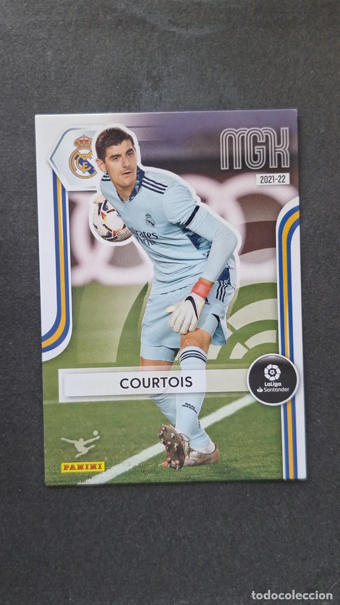 Cromos de f&uacute;tbol: L1 COURTOIS REAL MADRID 218 PANINI MEGACRACKS 2021 2022 21 22