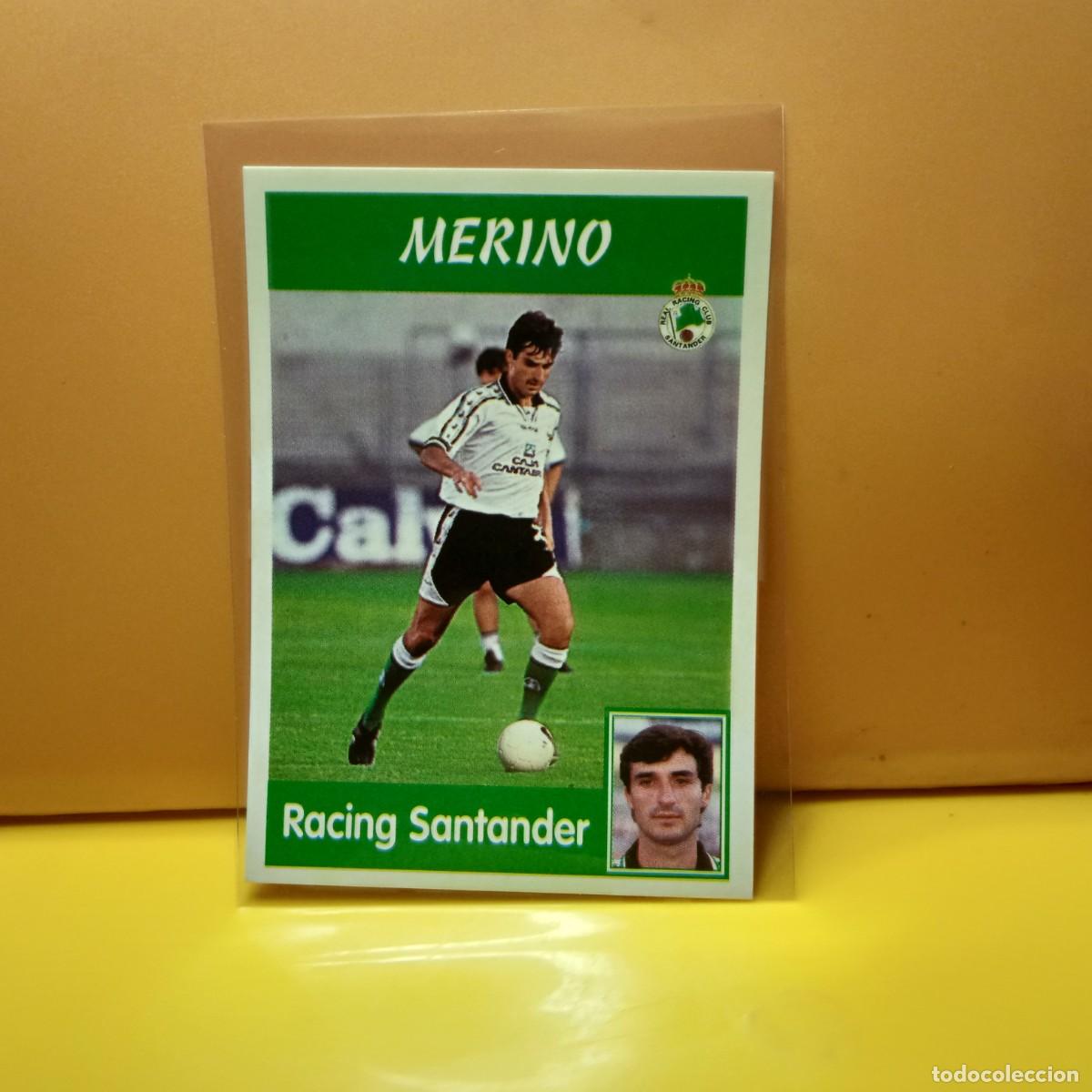 Cromos de f&uacute;tbol: PANINI SPORTS; MEGACRACKS 1997 1998 97 98 RACING DE SANTANDER MERINO 196