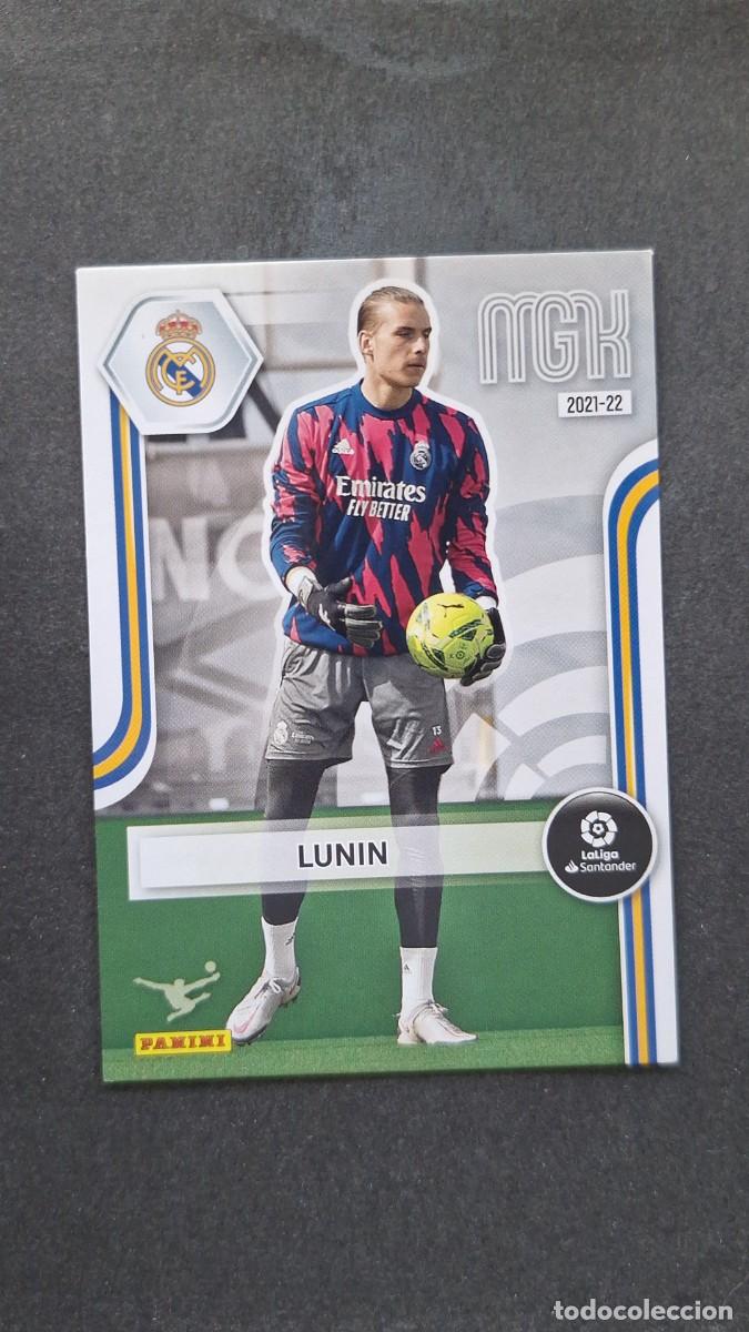Cromos de f&uacute;tbol: L1 LUNIN REAL MADRID 219 PANINI MEGACRACKS 2021 2022 21 22