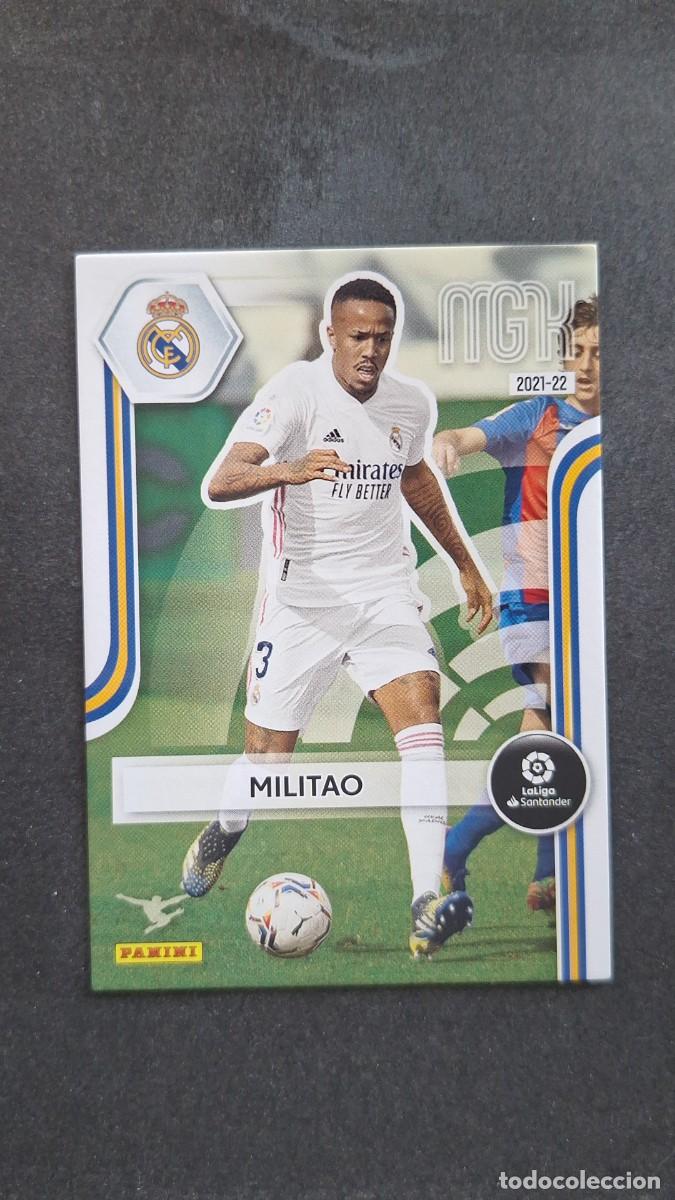 Cromos de f&uacute;tbol: L1 MILITAO REAL MADRID 222 PANINI MEGACRACKS 2021 2022 21 22
