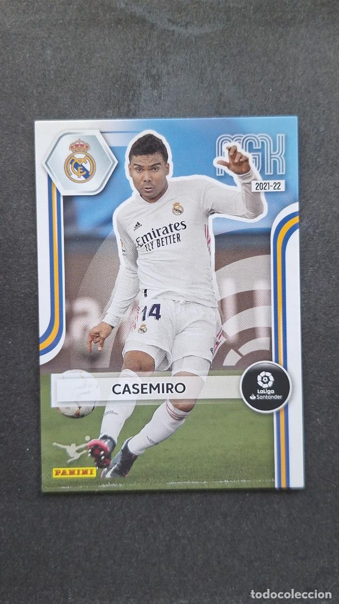 Cromos de f&uacute;tbol: L1 CASEMIRO REAL MADRID 227 PANINI MEGACRACKS 2021 2022 21 22