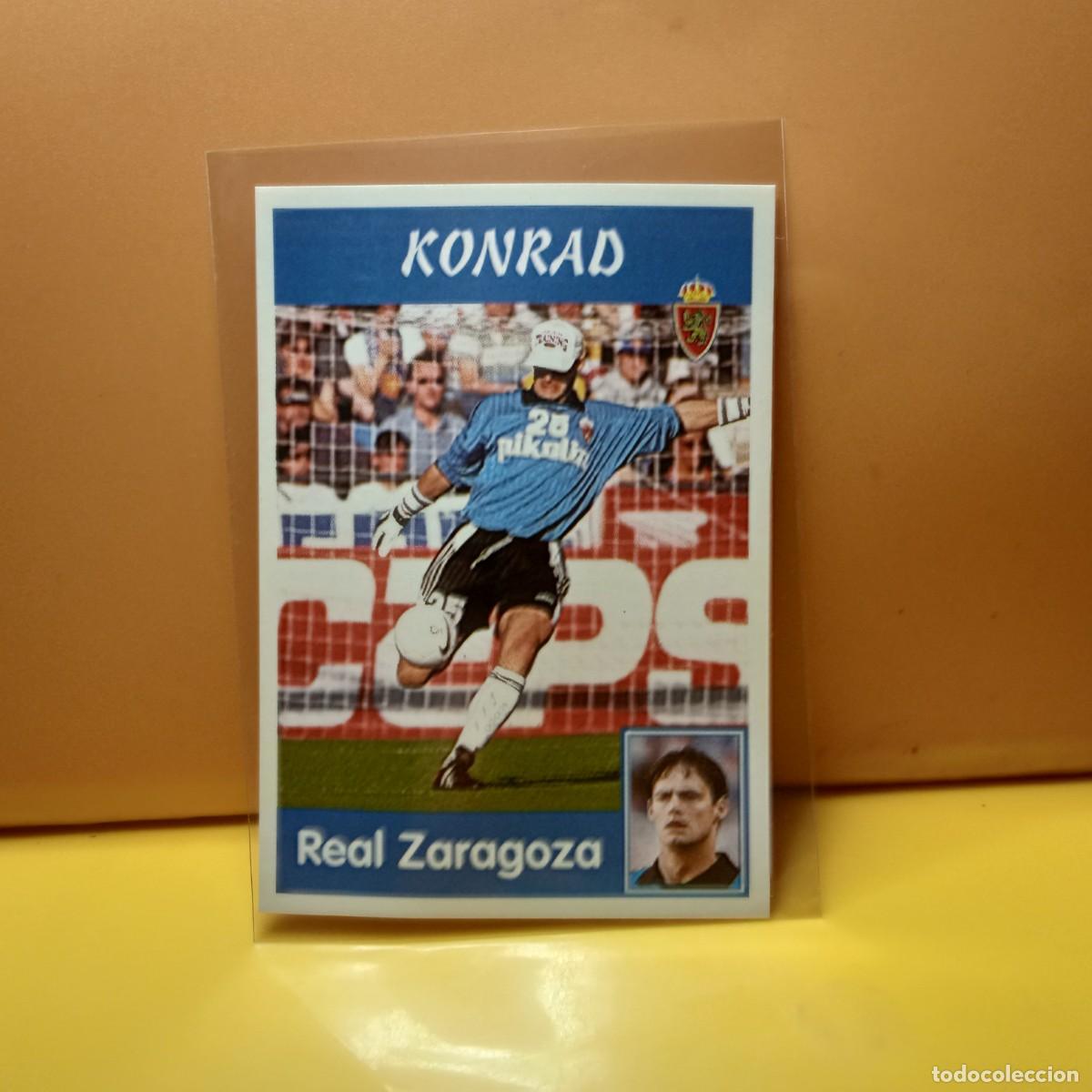 Cromos de f&uacute;tbol: PANINI SPORTS; MEGACRACKS 1997 1998 97 98 REAL ZARAGOZA KONRAD 209