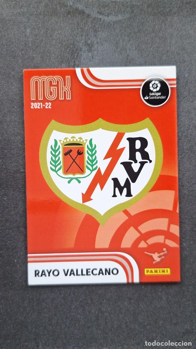Cromos de f&uacute;tbol: L1 ESCUDO RAYO VALLECANO 271 PANINI MEGACRACKS 2021 2022 21 22
