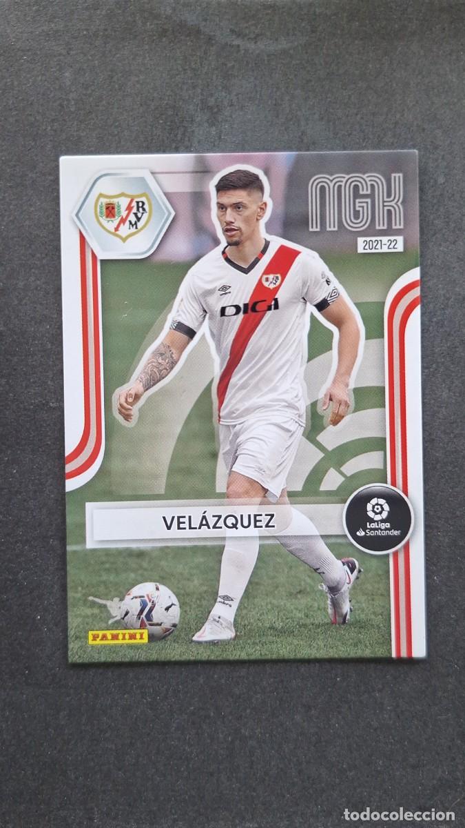 Cromos de f&uacute;tbol: L1 VELAZQUEZ RAYO VALLECANO 277 PANINI MEGACRACKS 2021 2022 21 22
