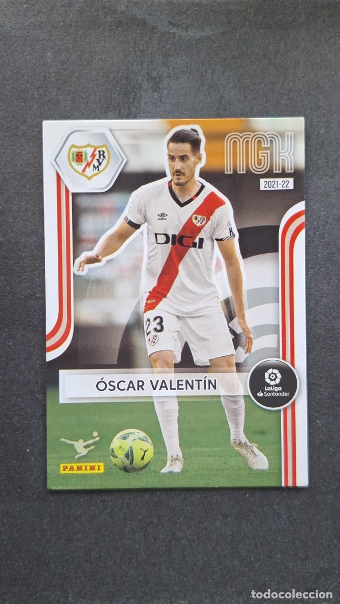 Cromos de f&uacute;tbol: L1 OSCAR VALENTIN RAYO VALLECANO 281 PANINI MEGACRACKS 2021 2022 21 22