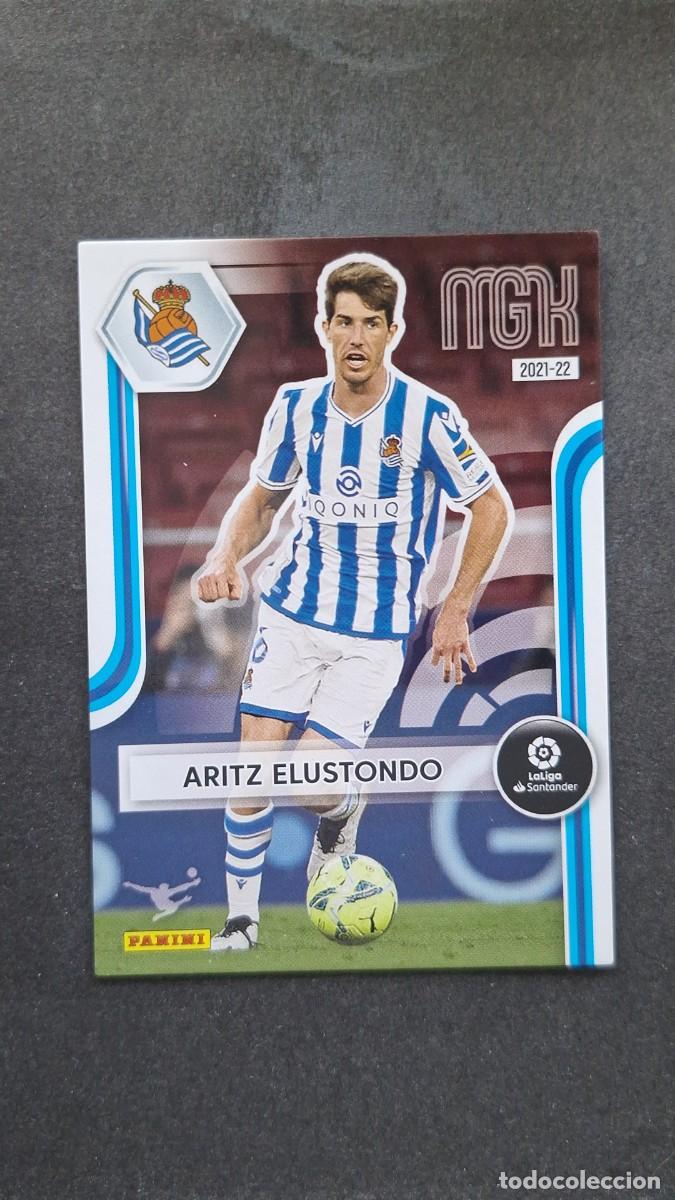 Cromos de f&uacute;tbol: L1 ARITZ ELUSTONDO REAL SOCIEDAD 293 PANINI MEGACRACKS 2021 2022 21 22