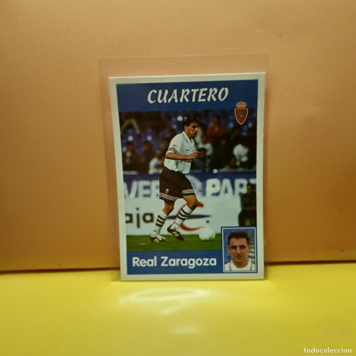 Cromos de f&uacute;tbol: PANINI SPORTS; MEGACRACKS 1997 1998 97 98 REAL ZARAGOZA CUARTERO 213