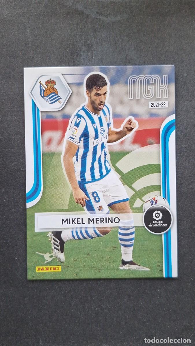 Cromos de f&uacute;tbol: L1 MIKEL MERINO REAL SOCIEDAD 299 PANINI MEGACRACKS 2021 2022 21 22