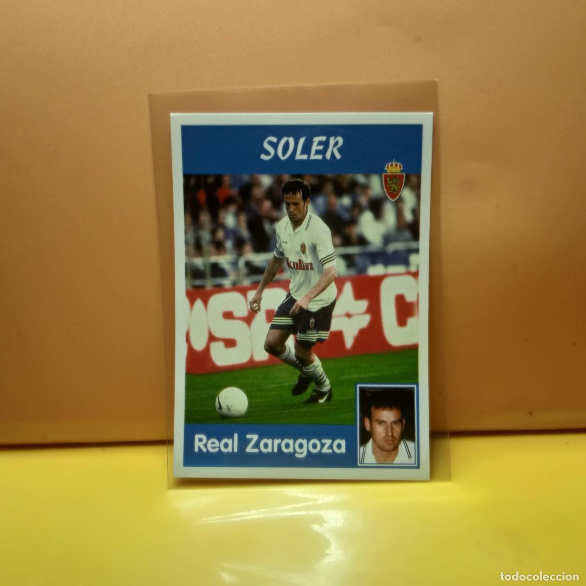 Cromos de f&uacute;tbol: PANINI SPORTS; MEGACRACKS 1997 1998 97 98 REAL ZARAGOZA SOLER 215