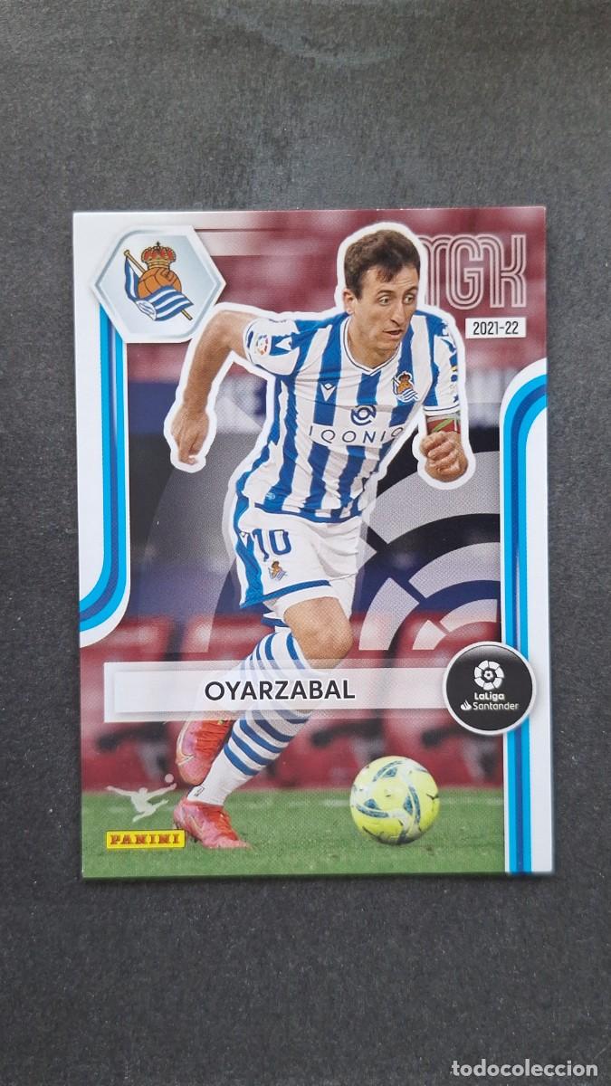 Cromos de f&uacute;tbol: L1 OYARZABAL REAL SOCIEDAD 301 PANINI MEGACRACKS 2021 2022 21 22
