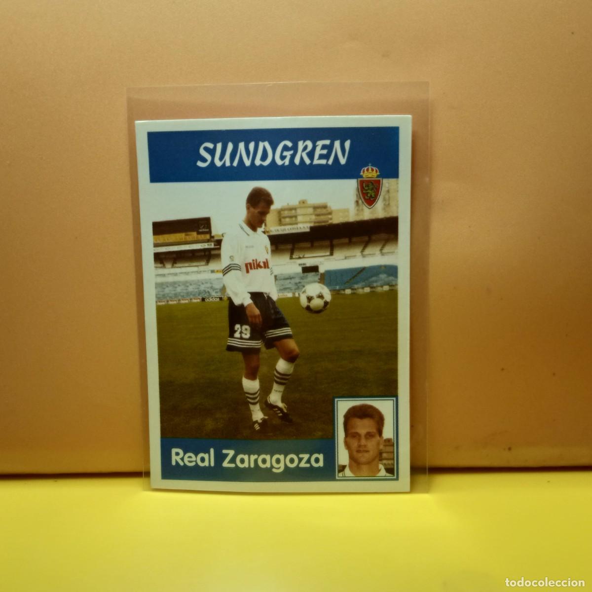 Cromos de f&uacute;tbol: PANINI SPORTS; MEGACRACKS 1997 1998 97 98 REAL ZARAGOZA SUNDGREN 215A 215 A