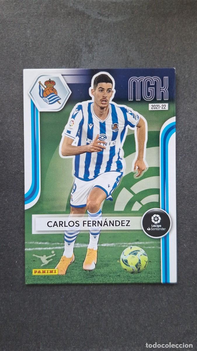 Cromos de f&uacute;tbol: L1 CARLOS FERNANDEZ REAL SOCIEDAD 306 PANINI MEGACRACKS 2021 2022 21 22