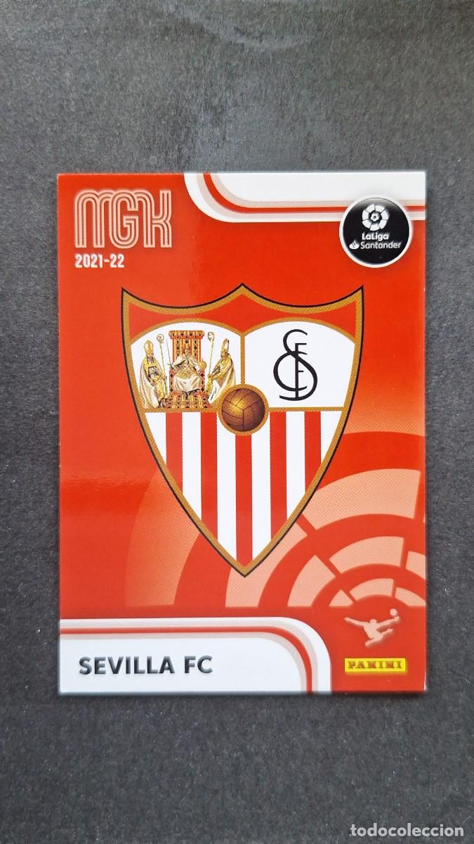 Cromos de f&uacute;tbol: L1 ESCUDO SEVILLA F. C. 307 PANINI MEGACRACKS 2021 2022 21 22