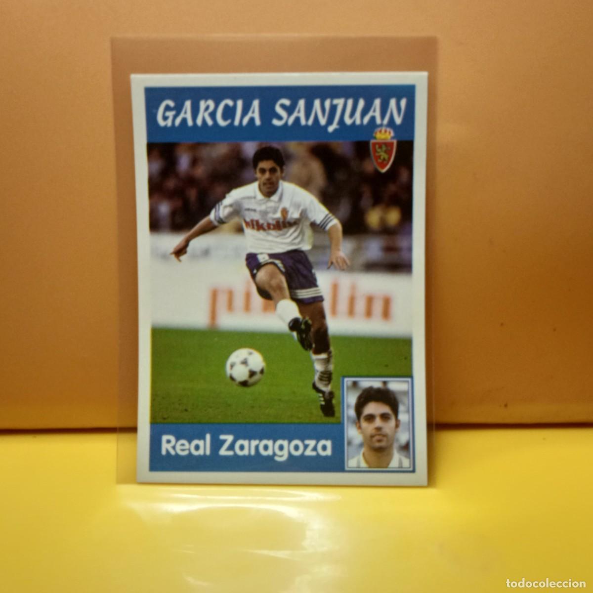 Cromos de f&uacute;tbol: PANINI SPORTS; MEGACRACKS 1997 1998 97 98 REAL ZARAGOZA GARCIA SANJUAN 219