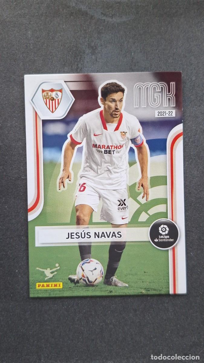 Cromos de f&uacute;tbol: L1 JESUS NAVAS SEVILLA F. C. 310 PANINI MEGACRACKS 2021 2022 21 22