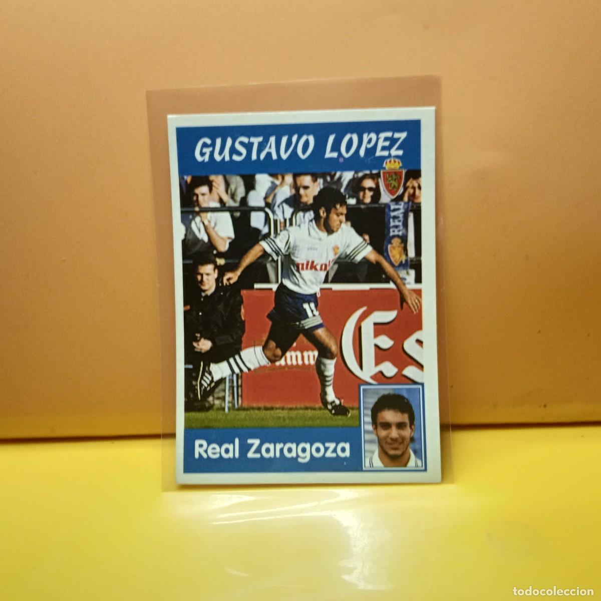 Cromos de f&uacute;tbol: PANINI SPORTS; MEGACRACKS 1997 1998 97 98 REAL ZARAGOZA GUSTAVO LOPEZ 220