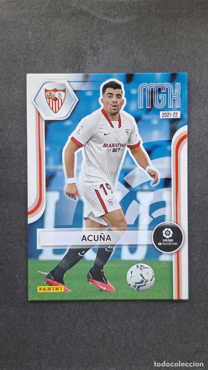 Cromos de f&uacute;tbol: L1 ACU&Ntilde;A SEVILLA F. C. 313 PANINI MEGACRACKS 2021 2022 21 22