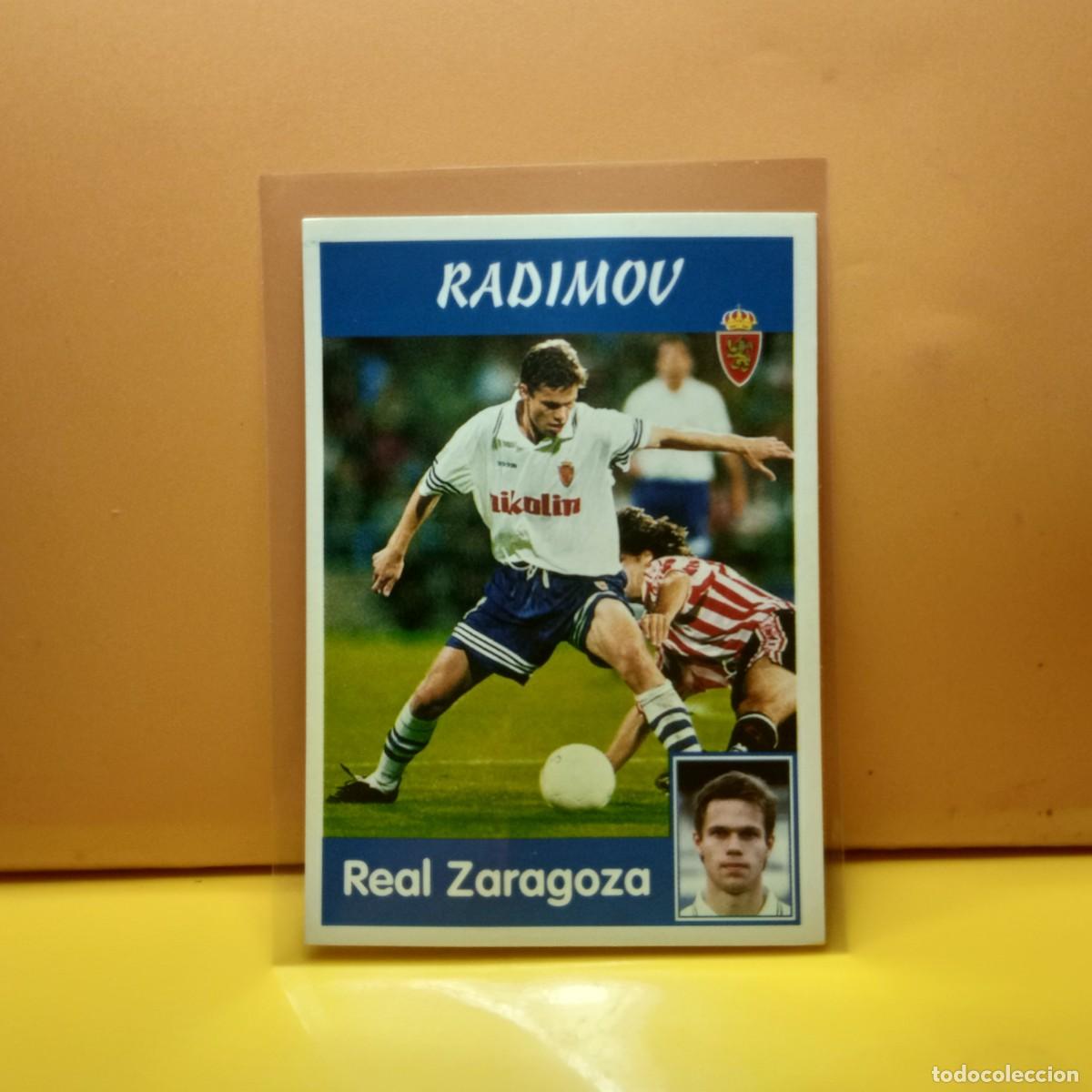 Cromos de f&uacute;tbol: PANINI SPORTS; MEGACRACKS 1997 1998 97 98 REAL ZARAGOZA RADIMOV 221
