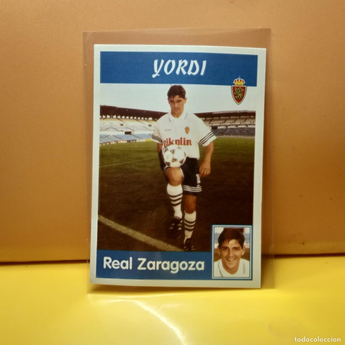 Cromos de f&uacute;tbol: PANINI SPORTS; MEGACRACKS 1997 1998 97 98 REAL ZARAGOZA YORDI 223