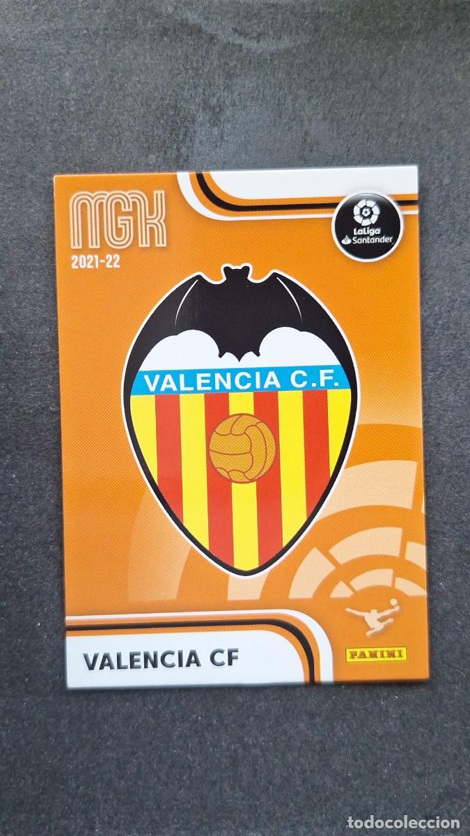 Cromos de f&uacute;tbol: L1 ESCUDO VALENCIA C. F. 325 PANINI MEGACRACKS 2021 2022 21 22